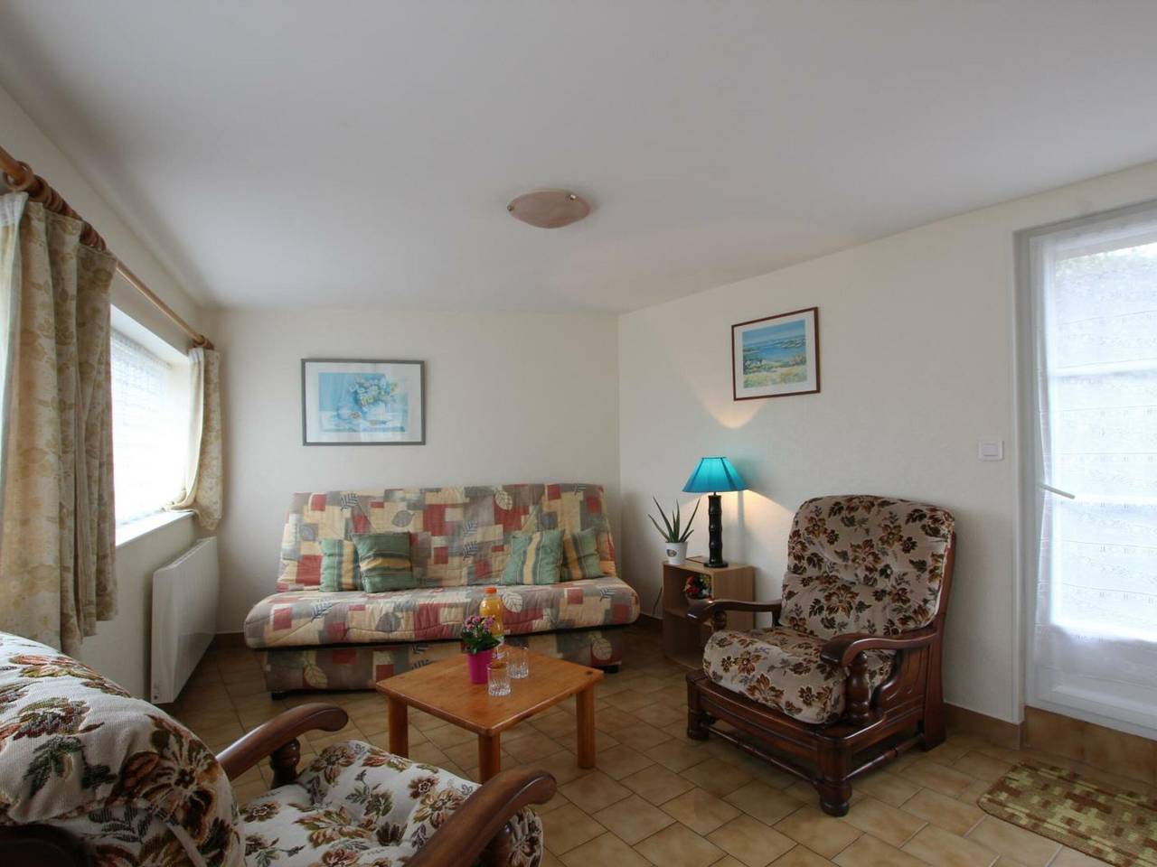 Gemütliches Ferienhaus nahe Stränden mit Garten, Tv und Waschmaschine in Baudreville, La Haye (Manche)