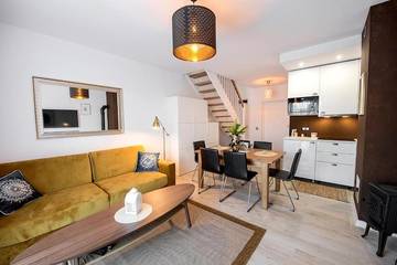 Ferienhaus für 2 Personen, mit Sauna und Whirlpool sowie Terrasse, mit Haustier in Mielno