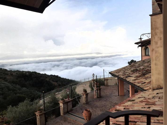 Agriturismo per 5 persone, con Terrazza e Giardino nonché Panorama in Provincia di Frosinone