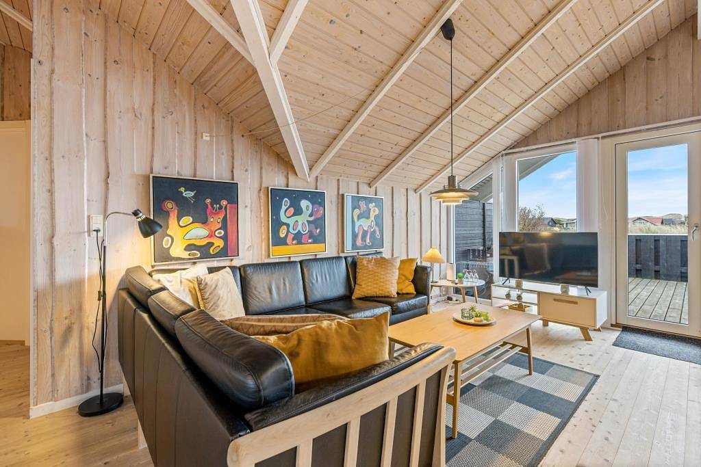 Haustierfreundliches Ferienhaus für 6 in Bjerregård in Hvide Sande, Holmsland Klit