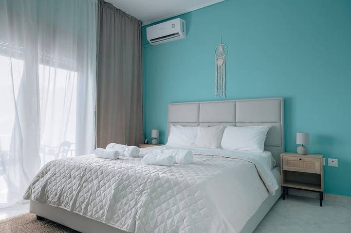 Ägäis Nest | 2-Zimmer-Haus mit Schlossblick in North Aegean Islands