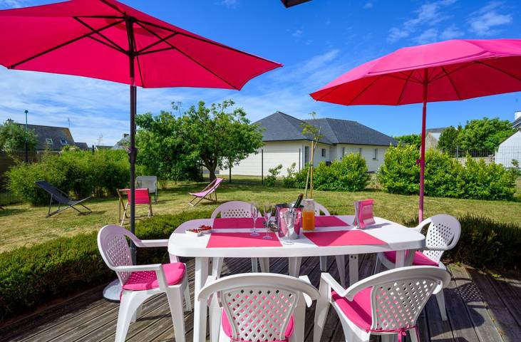 Gîte pour 6 personnes, avec piscine ainsi que jardin et terrasse, animaux acceptés à Treffiagat - 2