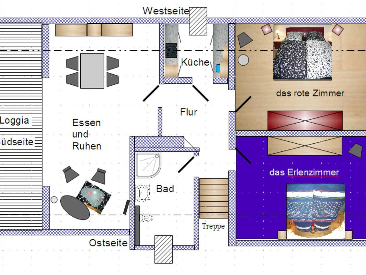 Ganze Ferienwohnung, Ferienwohnung Zum Waldseebad - Ferienwohnung Zum Waldseebad in Clausthal-Zellerfeld, Harzvorland