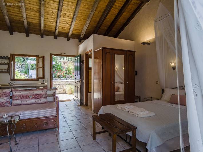 Vakantiewoning voor 4 personen, met tuin en balkon op Paxos