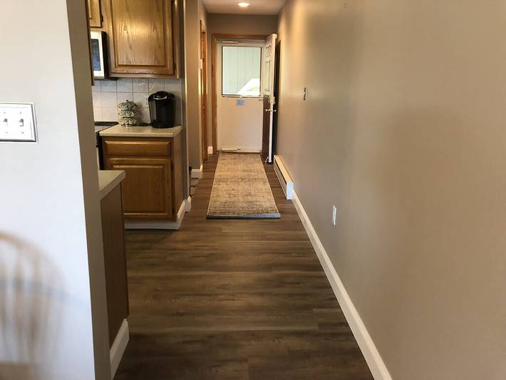 Vacation rental for 6 people, with balcony and pool as well as yard in Bartlett