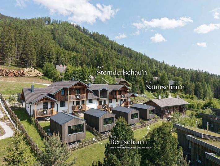 Ferienwohnung für 2 Personen, mit Balkon und Terrasse sowie Sauna und Ausblick