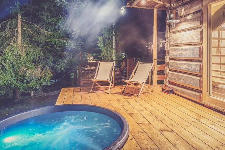 Domek letniskowy dla 7 osób, z sauna i ogród oraz widok - 1