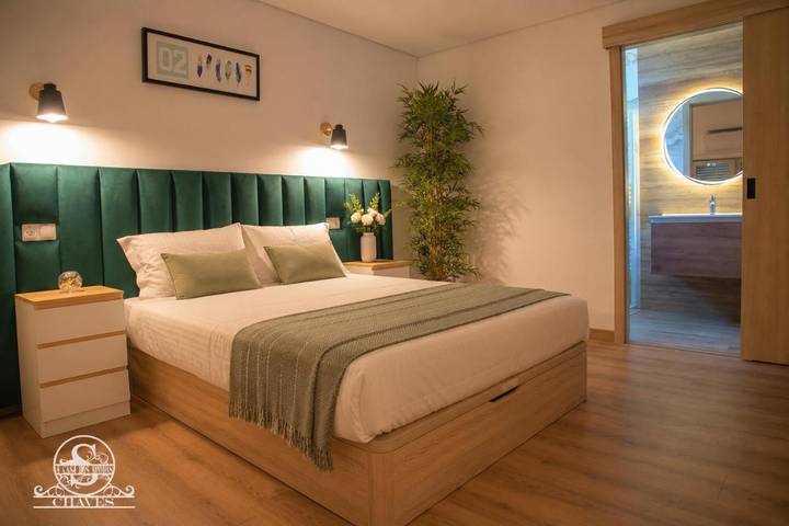 Maison d’hôte pour 2 personnes, avec Terrasse ainsi que Jardin et Vue à Chaves