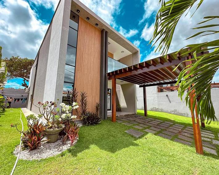 Casas e apartamentos de temporada para 6 pessoas, com terraço e vista e ainda jardim em Eusébio