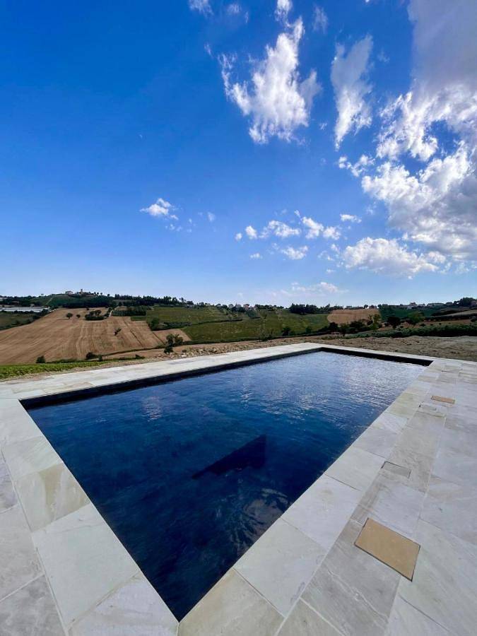 Ferienhaus für 7 Personen, mit Garten und Pool sowie Ausblick