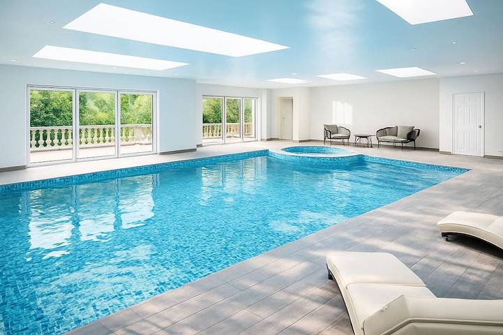 Ferienhaus für 10 Personen, mit Whirlpool und Garten sowie Balkon - 1
