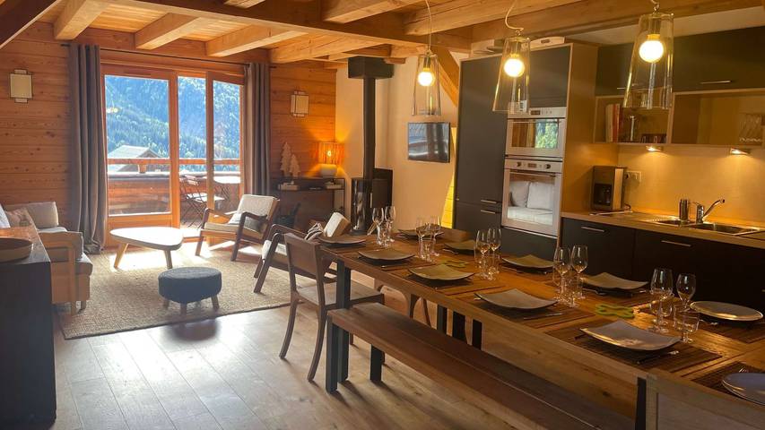 Chalet pour 10 personnes, avec jardin et balcon à Vaujany - 2