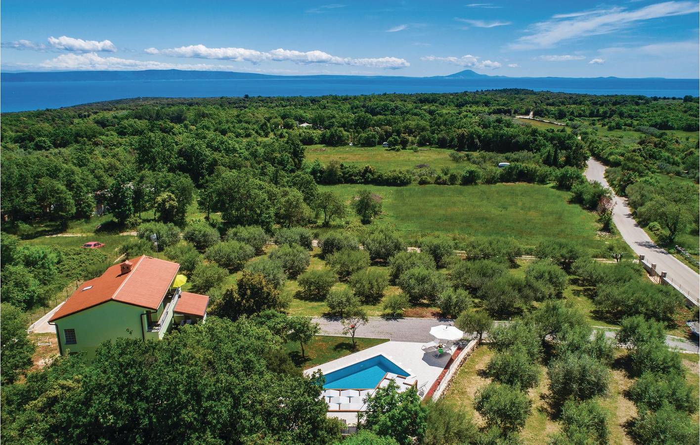 Ferienhaus für 6 Personen mit Pool in Peruski, Südküste Istrien