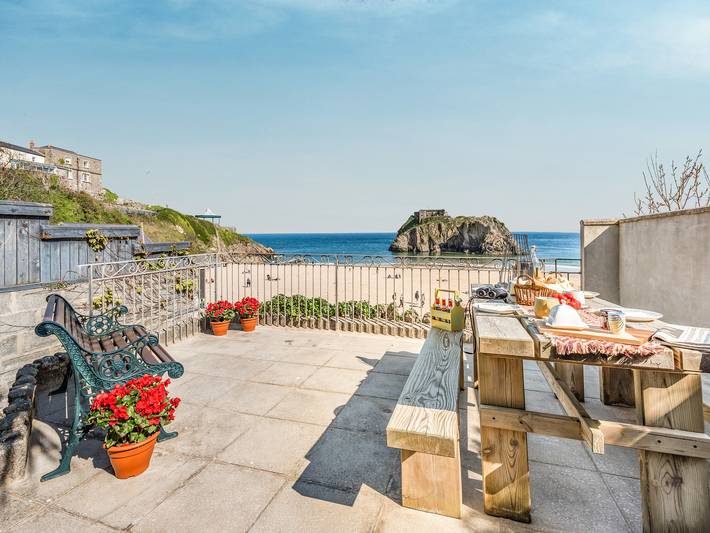 Maison de vacances pour 4 personnes, avec jardin à Tenby
