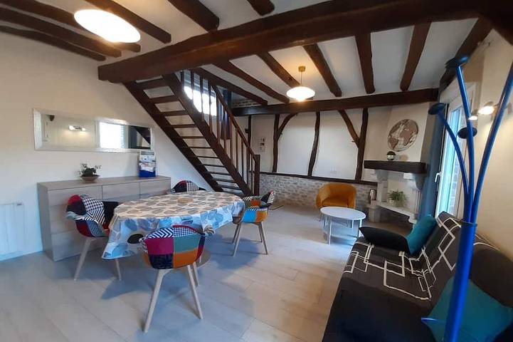 Gîte pour 6 personnes, avec jardin et terrasse à Le Vieil-Évreux