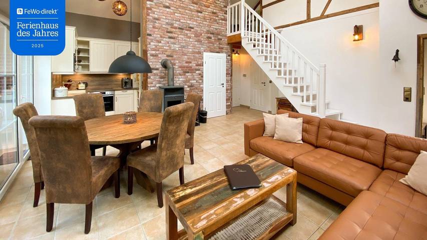 Ferienhaus für 6 Personen, mit Sauna und Garten sowie Terrasse in Hage