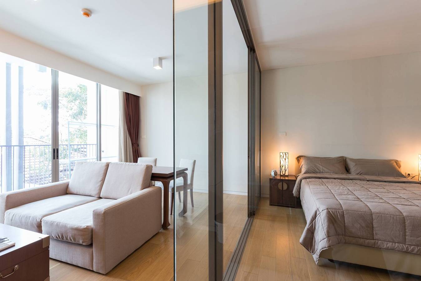 Appartement entier, S39 - Appartement 1 chambre au centre-ville avec balcon et piscine in Watthana District, Bangkok