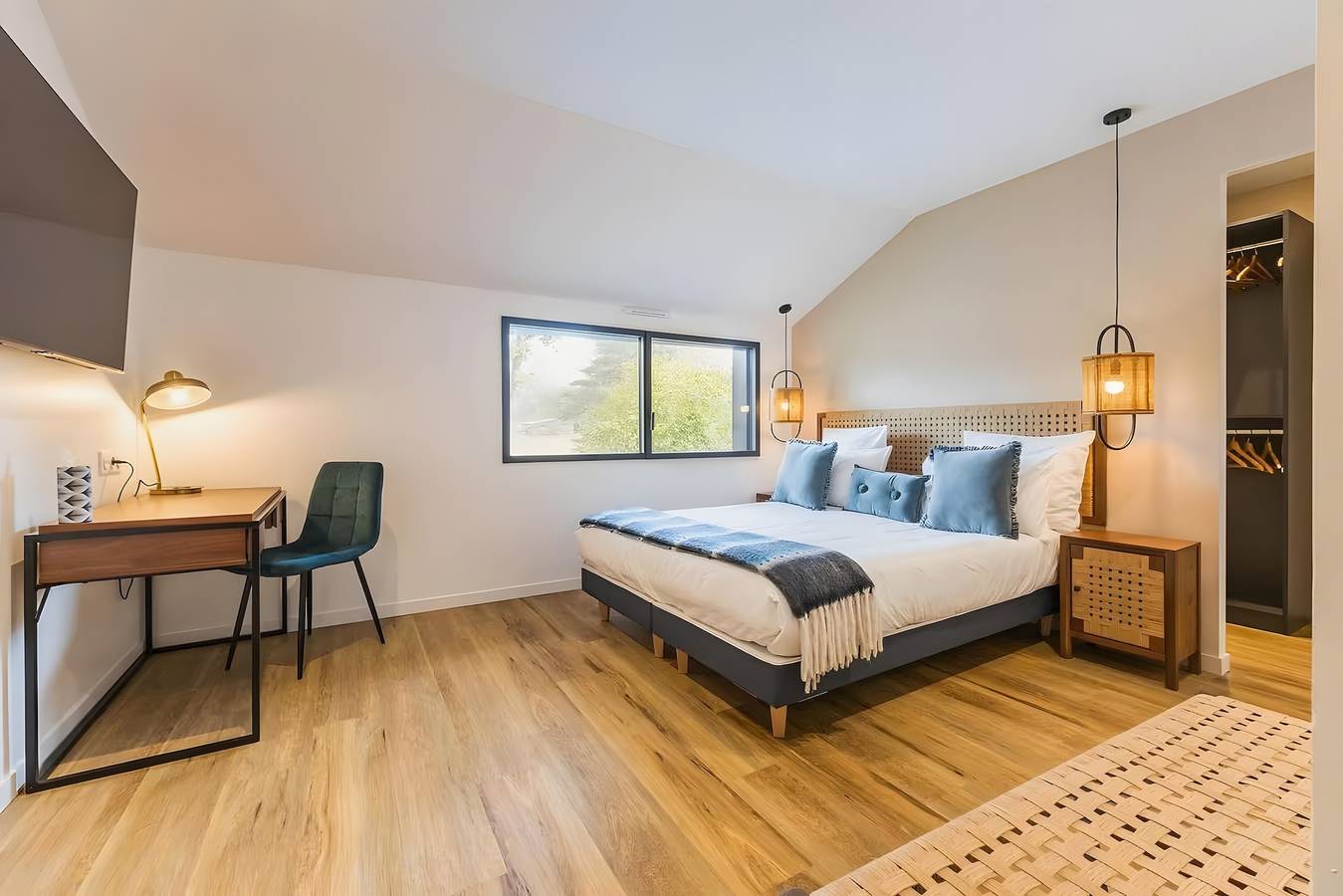 Chambre d’hôtes La Clairière Aux Chênes 4 avec piscine partagée, Wi-Fi et climatisation in Treillières, Région de Nantes