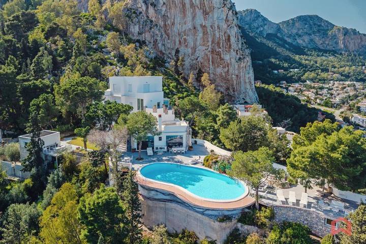 Villa mit pool für 9 Personen, mit Balkon und Terrasse sowie Garten und Pool in Palermo
