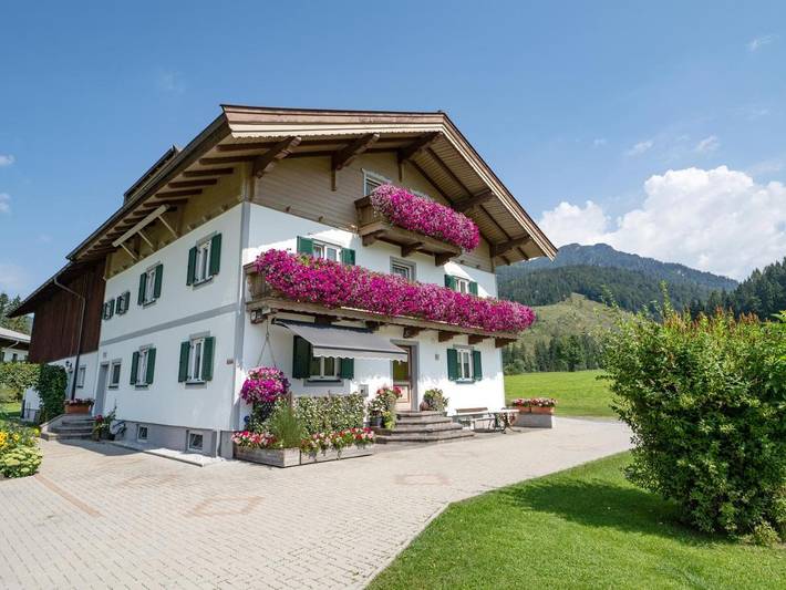 Ferienhaus für 7 Personen, mit Balkon und Terrasse sowie Garten und Pool in Hochfilzen