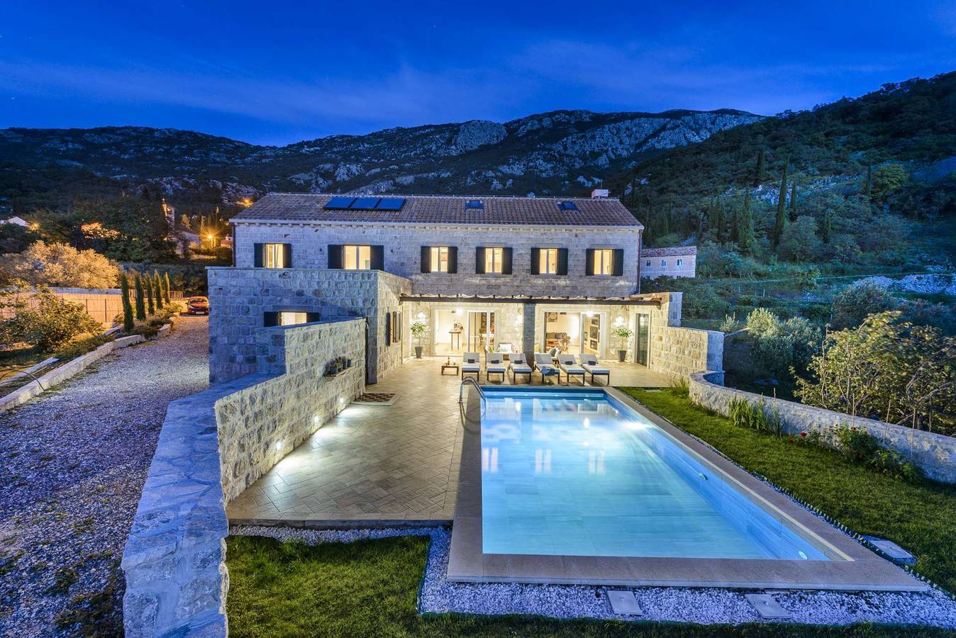 Villa Panoramic View- autentica villa con piscina per sei persone in Canali, Dubrovnik-Neretva