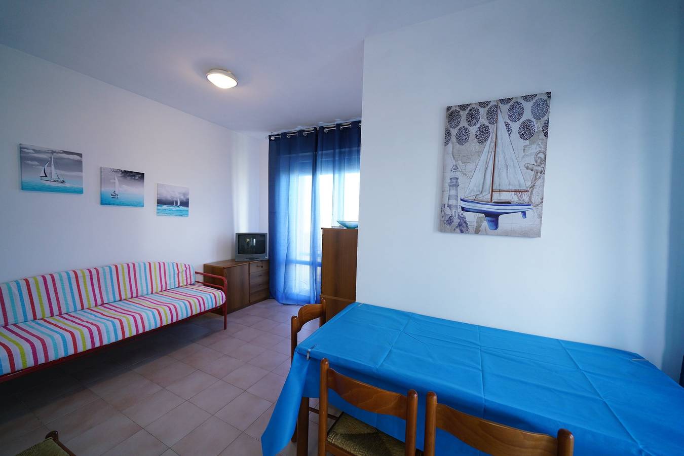 Appartement entier, Appartement de vacances pour 5 personnes avec balcon/terrasse in Lido degli Estensi, Porto Garibaldi