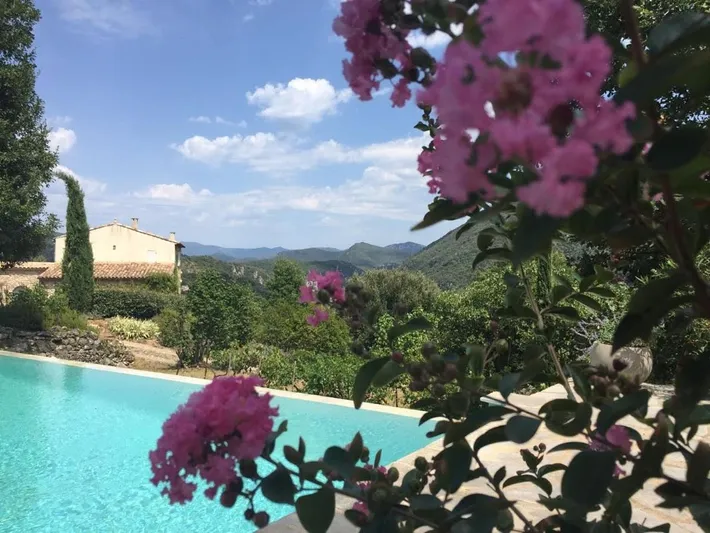Maison de vacances pour 2 personnes, avec vue ainsi que piscine et jardin - 1