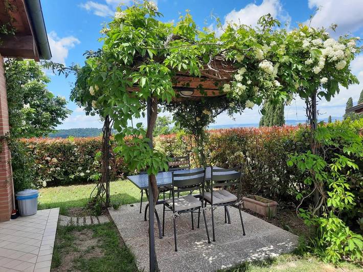 Appartamento per 3 persone, con giardino in Val d’Orcia