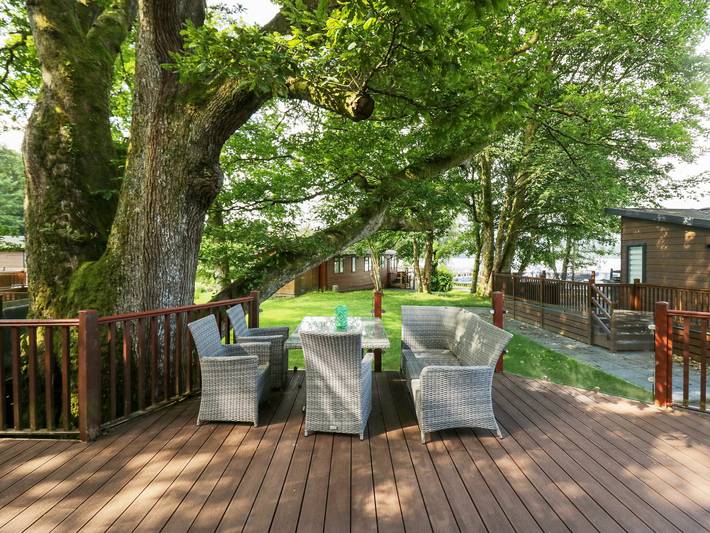 Lodge for 5 people, with garden in White Cross Bay
