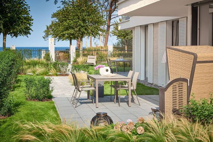 Ferienwohnung für 4 Personen, mit Terrasse und Garten im Ostseebad Binz