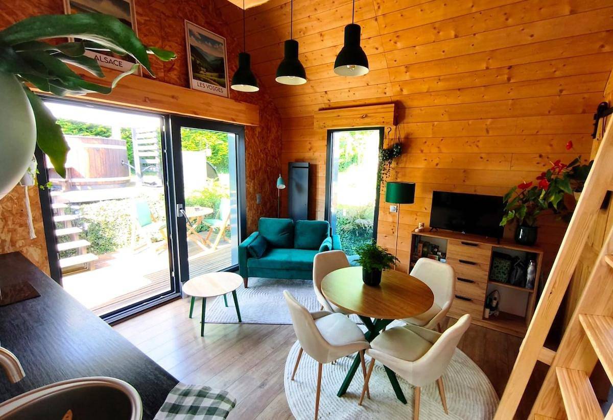 Le Petit Nid Vert - Tiny House & Bain Nordique in Grendelbruch, Bas-Rhin Alsace
