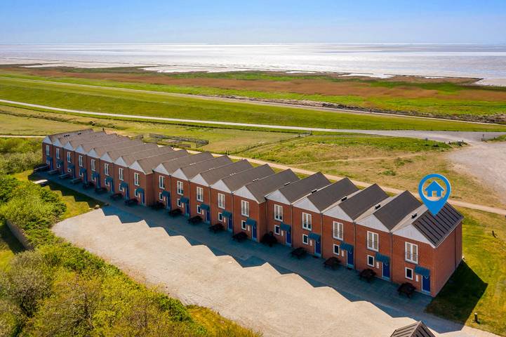 Villa für 4 Personen, mit Balkon und Balkon/Terrasse sowie Ausblick in Højer