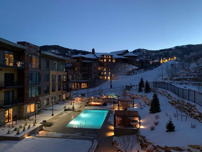 Vacation apartment for 6 people, with pool and balcony as well as sauna and hot tub in Utah