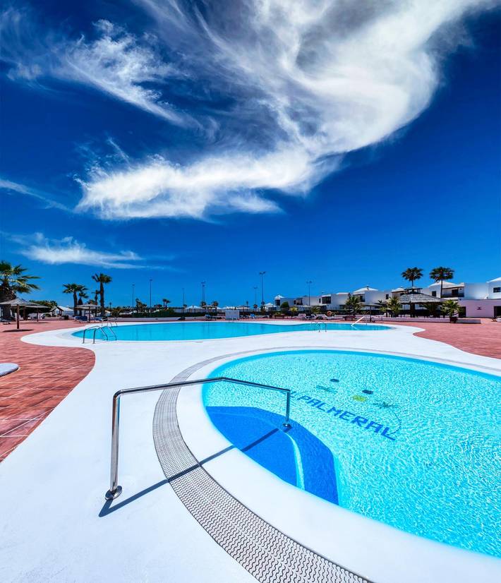Ferienwohnung für 5 Personen, mit Balkon und Kinderpool, kinderfreundlich in Costa Teguise