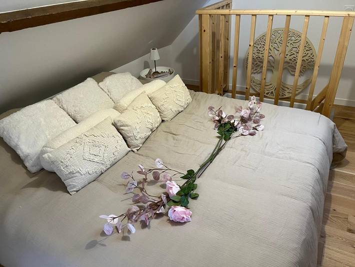 Location de vacances pour 4 personnes, avec piscine ainsi que terrasse et jardin à Saint-Josse - 4