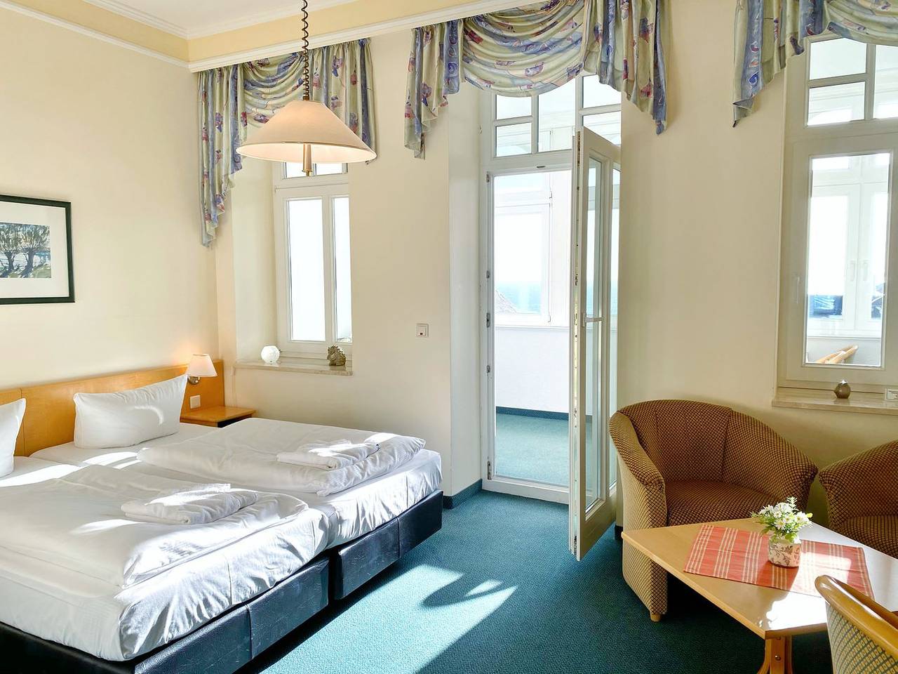 Ganze Wohnung, Meerblickappartement Nr. 22 in der Villa Anna in Sassnitz auf Rügen in Sassnitz, Nationalpark Jasmund