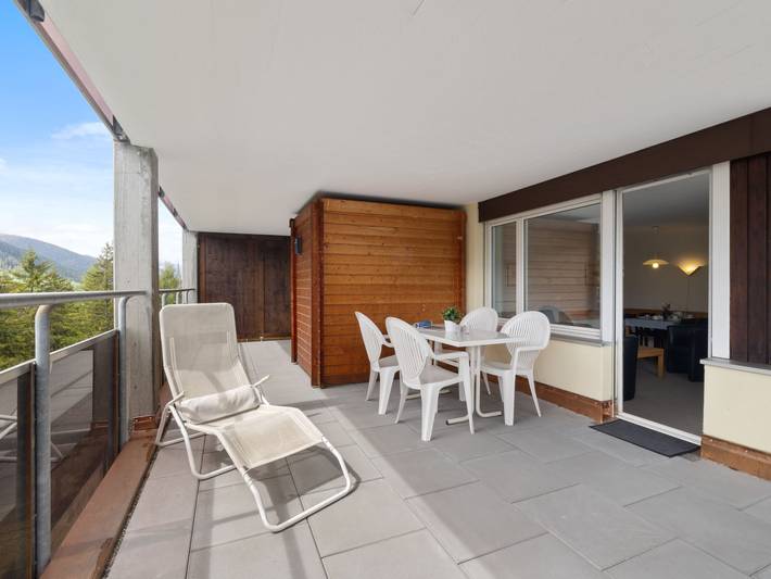 Ferienwohnung für 4 Personen, mit Balkon und Garten sowie Sauna in Davos - 2