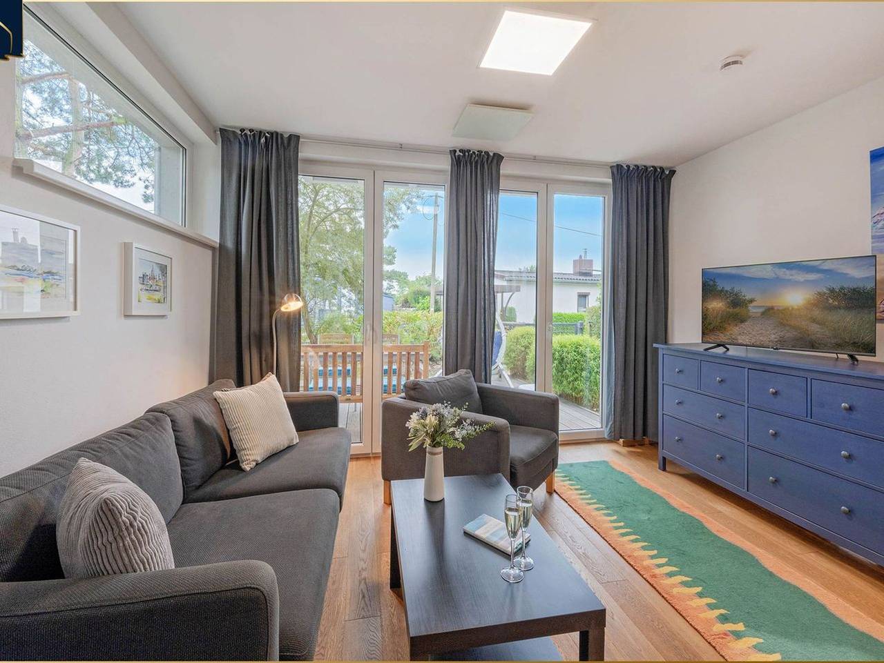 Ferienhaus am Peenestrom - Gemütliches Ferienhaus im Grünen – mit Kamin, Terrasse & Blick ins Grüne in Quilitz, Rankwitz