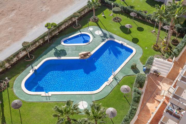 Entire apartment, Penthouse 10th floor Residencial "Puerto Marino" near Port with Spectacular Sea View & Pool in Guardamar del Segura, Costa Blanca