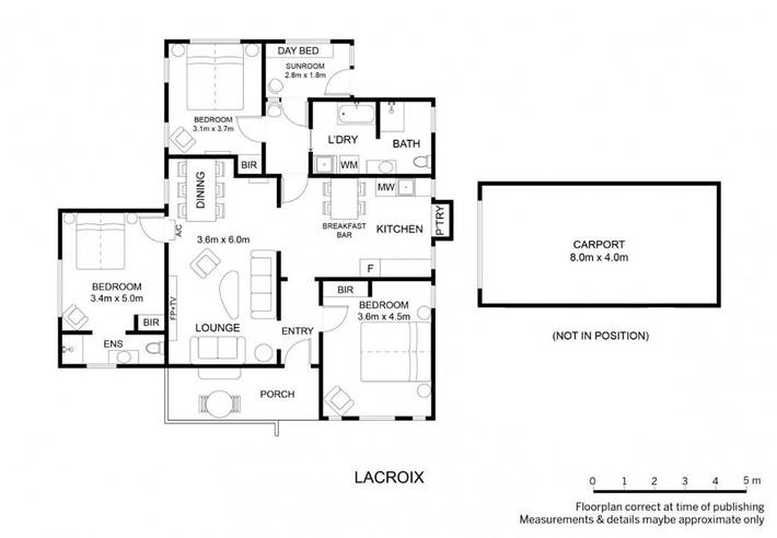 Holiday home for 6 people, with garden and balcony in Daylesford