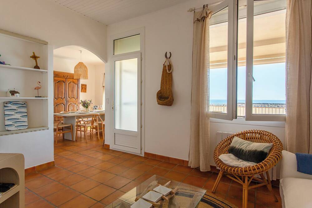 Face A La Plage, Grande Terrasse Vue Mer, Plancha, Clim, Centre, 3 Chambres in Saintes-Maries-de-la-Mer, Côte méditerranéenne (France)