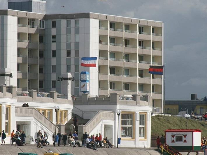Ferienhaus mit Meerblick für 2 Personen, mit Balkon/Terrasse und Balkon auf den Ostfriesische Inseln