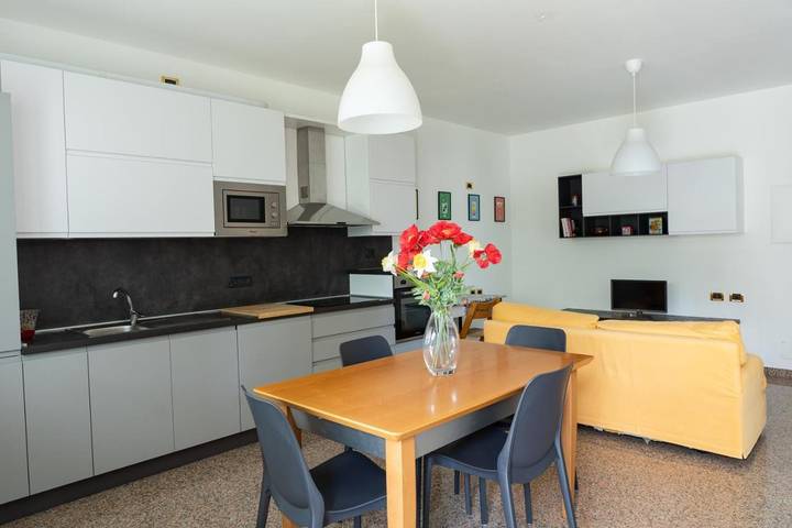 Appartamento per 4 persone, con panorama e giardino nonché terrazza, con animali domestici in Castelfidardo