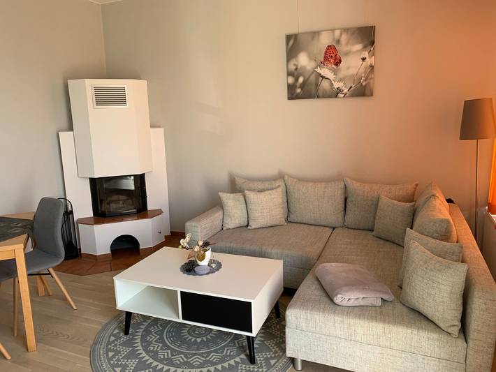 Ferienwohnung für 2 Personen, mit Balkon und Seeblick