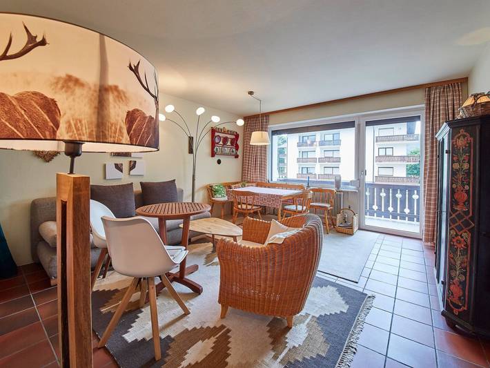 Ferienwohnung für 4 Personen, mit Ausblick und Balkon, mit Haustier