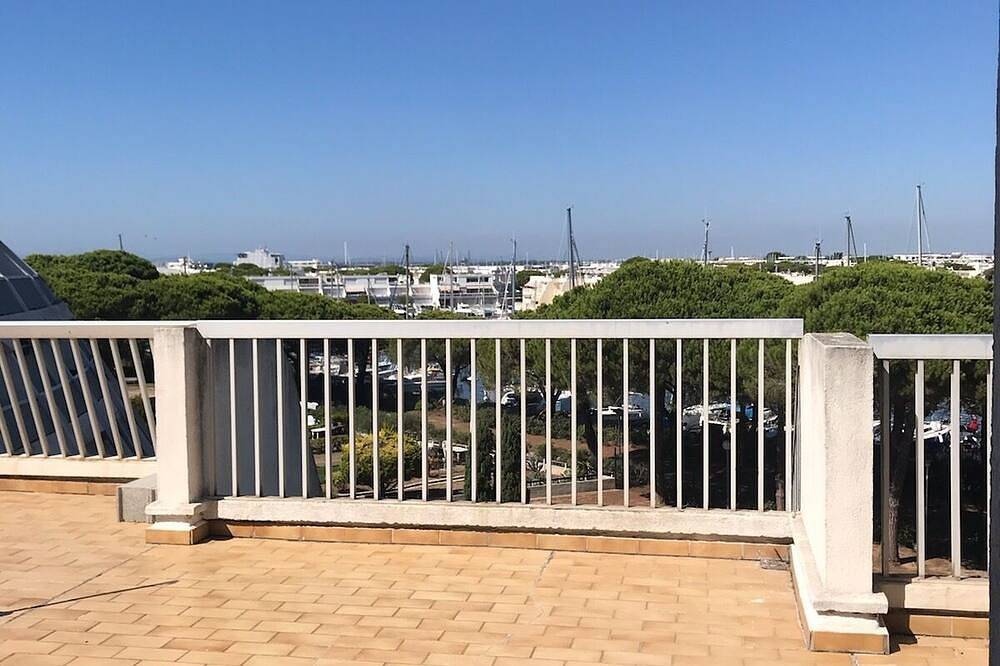 Ganze Wohnung, Apartment marina view - large terrace in Port Camargue, Le Grau-du-Roi