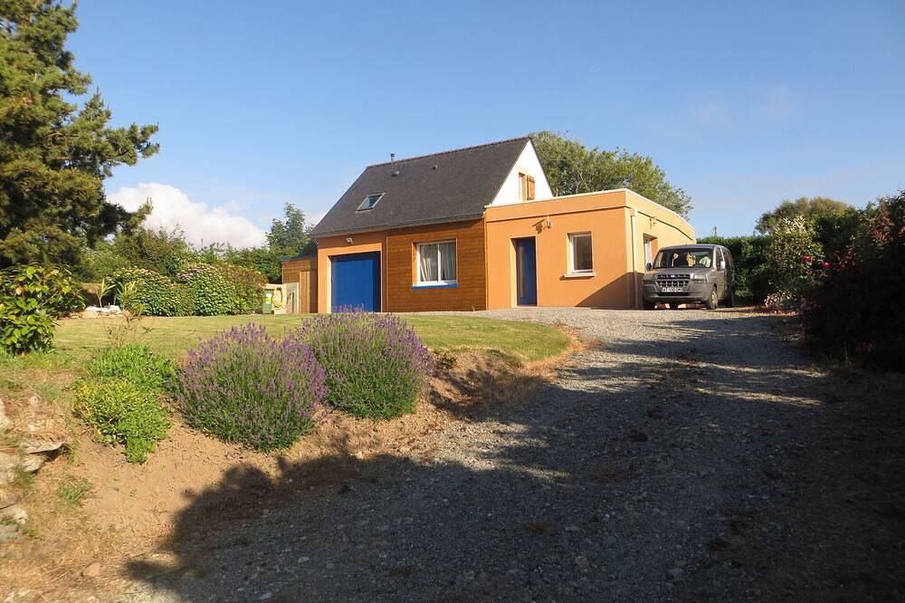 Modernes Haus, ruhig, sehr hell mit Garten und Terrassen in Landéda, Brest und Umgebung