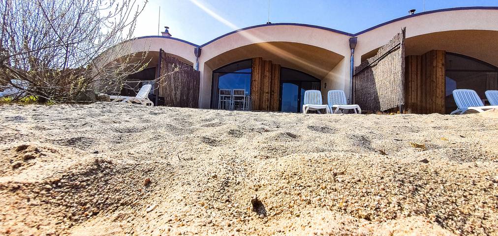 Ferienhaus für 5 Personen, mit Seeblick und Garten sowie Terrasse und Sauna in Sachsen - 2