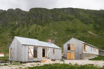 Ferienhaus für 2 Personen, mit Terrasse und Ausblick sowie Garten auf den Lofoten
