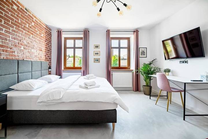 Apartament wakacyjny dla 4 osób, z Ogród i Widok w Zgorzelec